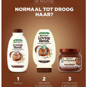 6x Garnier Loving Blends Kokosmelk en Macadamia Haarmasker - 31.15 euro
