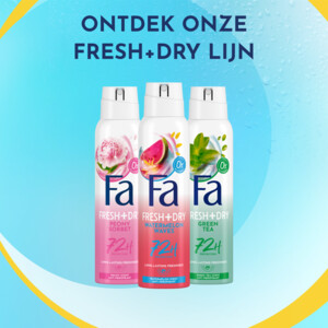 6x Fa Deodorant Spray Watermelon Waves - 12.49 euro