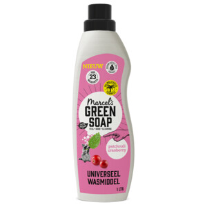 6x Marcel's Green Soap Wasmiddel Patchouli & Cranberry 23 Wasbeurten - 44.99 euro