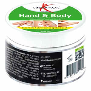 Lucovitaal Hand en Body Crème Echinacea & Aloë Vera - 9.99 euro
