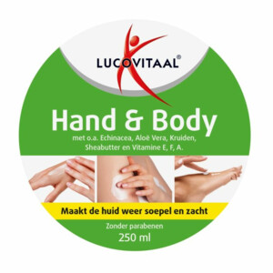 Lucovitaal Hand en Body Crème Echinacea & Aloë Vera - 9.99 euro