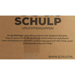 Schulp Ambachtelijk Appel & Vlierbessensap - 18.05 euro