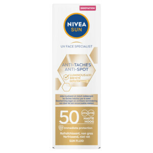 NIVEA Sun Luminous Zonnecrème Gezicht SPF 50 - 27.99 euro