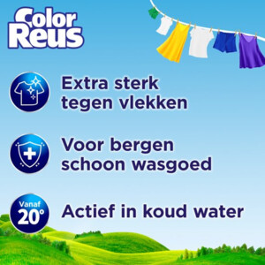 Witte Reus Wasmiddel Color Reus Gel 77 Wasbeurten - 17.99 euro