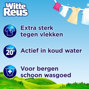Witte Reus Wasmiddel Gel 100 Wasbeurten - 14.99 euro