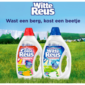 Witte Reus Wasmiddel Gel 100 Wasbeurten - 14.99 euro