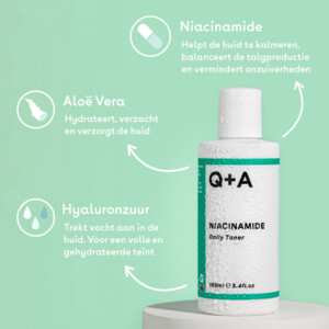 2x Q+A Niacinamide  Daily Toner - 15.87 euro