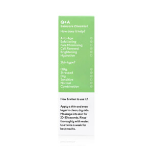 Q+A Apple AHA  Exfoliating Gel - 8.45 euro