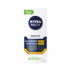NIVEA Men Moisturizer Sensitive SPF 15 - 18.79 euro