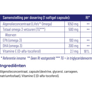 Vitakruid Omega-3 1000 TG Vegan - 41.89 euro