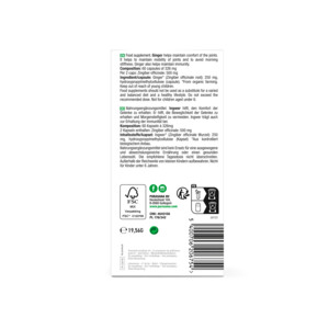 Purasana Gember 250 mg - 10.99 euro