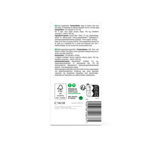 Purasana Passiebloem Extract 125 mg - 11.85 euro