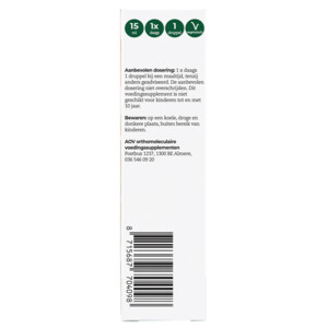 2x AOV 409 Vitamine D3 druppels - 21 euro