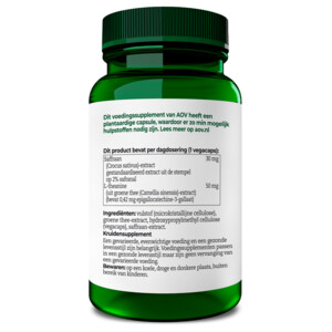 AOV 830 Saffraan & L-theanine - 17.65 euro