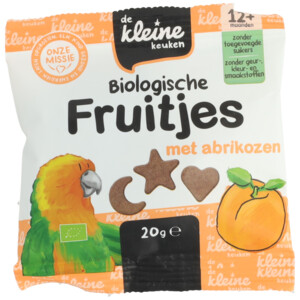 6x de Kleine Keuken Bio Fruitjes met Abrikozen - 10.57 euro