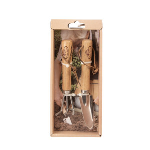 Esschert Design Rvs Minigereedschap Schep/Hark Naturel - 12.95 euro