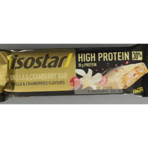 3x Isostar High Protein 30 Vanilla Cranberry - 7.53 euro