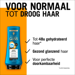 3x Gliss Aqua Revive Conditioner - 8.13 euro