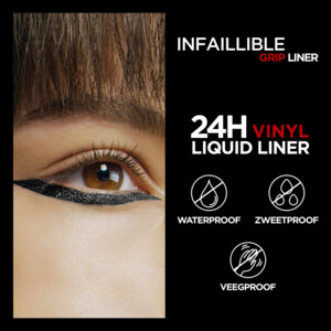 L'Oréal Infaillible Grip 24H Vinyl Liquid Eyeliner Zwart - 11.19 euro