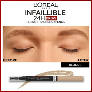 L'Oréal 24H Brow Filling Triangular Pencil 7.0 Blonde - 13.99 euro