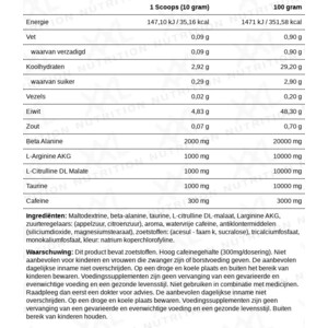 XXL Nutrition Blast Pre Workout Groene Appel - 24.63 euro