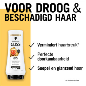 Gliss Conditioner Total Repair - 3.89 euro