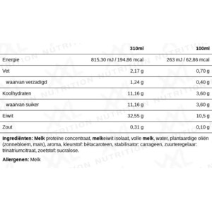 3x XXL Nutrition N'Joy Protein Drink Banaan - 6.12 euro
