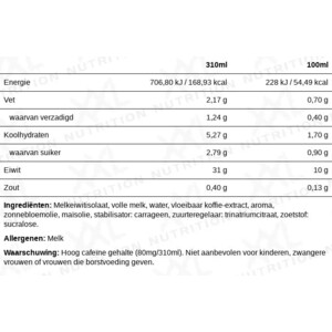 XXL Nutrition N'Joy Protein Drink IJskoffie - 2.19 euro