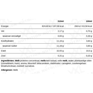 XXL Nutrition N'Joy Protein Drink Vanille - 2.1 euro