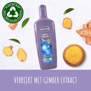 6x Andrélon Shampoo Anti Roos - 9.99 euro