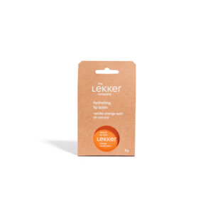 2x The Lekker Company Lippenbalsem Sinaasappel & Vanille - 7.87 euro