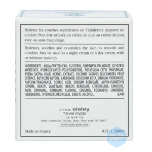 Sisley Moisturizer With Cucumber - 124.99 euro
