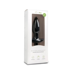 Easytoys Vibrerende Buttplug Zwart - 15.95 euro