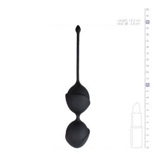 Easytoys Dubbele LoveBalls Zwart - 6.85 euro