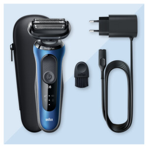 Braun Elektrisch Scheerapparaat Series 6 61-B1000s Blauw - 127.99 euro