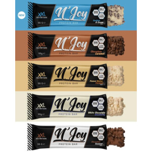 15x XXL Nutrition NJOY Proteïne Bar Pindakaas Caramel - 22.5 euro
