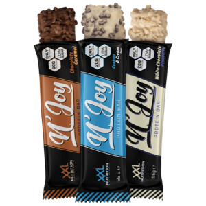 15x XXL Nutrition NJOY Proteïne Bar Witte Chocolade & Bosbes - 22.5 euro