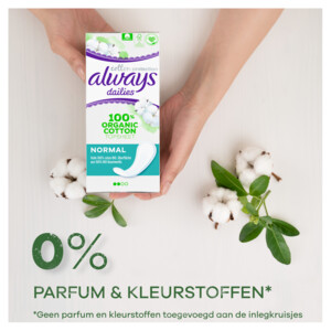 8x Always Dailies Inlegkruisjes Cotton Protection Normal - 27.89 euro