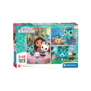 Clementoni Puzzel Gabby's Dollhouse 1 3x48 Stukjes | Plein.nl