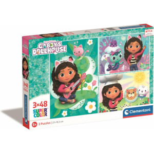 Clementoni Puzzel Gabby's Dollhouse 2 3x48 Stukjes | Plein.nl