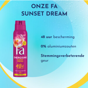 6x Fa Deodorant Spray Sunset Dream - 13.3 euro