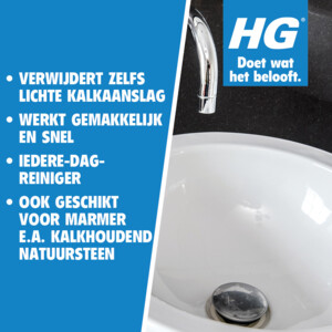 6x HG Douche en Wasbakreiniger Alledag - 24.85 euro