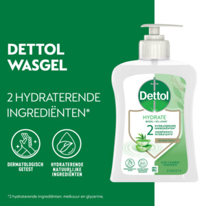 6x Dettol Handzeep Hydraterend Aloë Vera - 19.75 euro