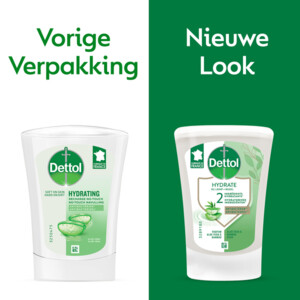 Dettol No-Touch Automatische Zeepdispenser Wit Aloe Vera Navulling - 13.99 euro