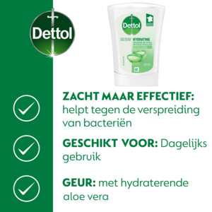 Dettol No Touch Handzeep Navulling Hydraterende Aloe Vera - 5.49 euro