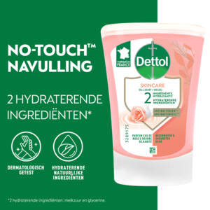 Dettol No Touch Handzeep Navulling Rozenwater & Sheabutter - 5.29 euro