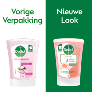 Dettol No Touch Handzeep Navulling Rozenwater & Sheabutter - 5.29 euro