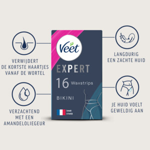 Veet Expert Koude Waxstrips Bikini Sensitive - 10.49 euro