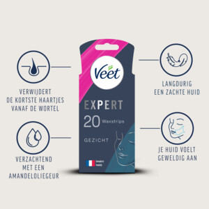 Veet Expert Waxstrips Gezicht Sensitive - 10.99 euro