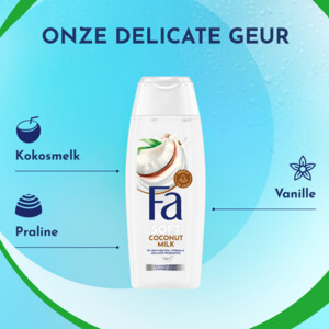 3x Fa Douchegel Coconut Milk - 6.68 euro